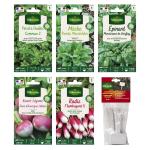 Kit de jardinage - Kit semis d'automne + 12 étiquettes de marquage offertes - face recto